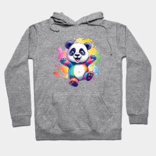 Rainbow Panda Hoodie